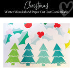 Winter Wonderland Paper Cut Out Confetti Mix │ Christmas Decor │ Schoolgirl Style