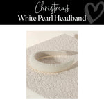 White Pearl Headband │ Summer | Clothing │ Schoolgirl Style