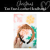 Tan Faux Leather Headband │ Summer | Clothing │ Schoolgirl Style