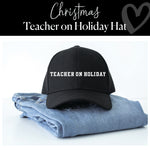 Teacher on holiday hat | grey