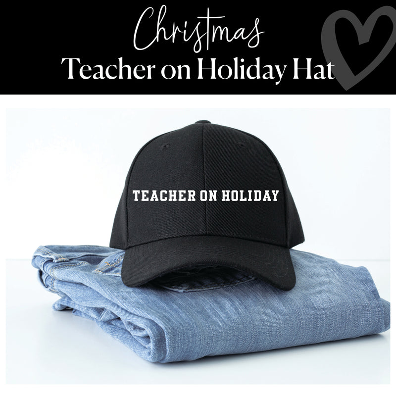 Teacher on holiday hat | grey