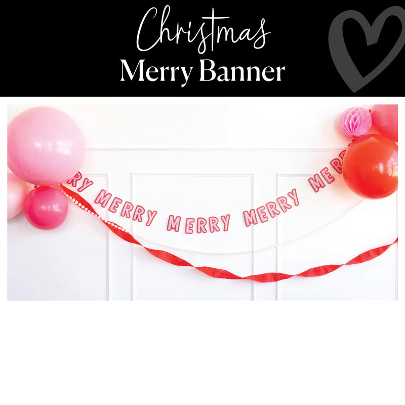 Merry Banner | Christmas | Christmas Decor | Schoolgirl Style