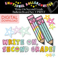 Load image into Gallery viewer, Printable Write On Second Grade Classroom Headline | Emotional Rollercoaster
