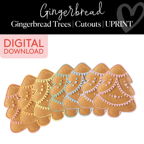 gingerbread tree classroom cutouts