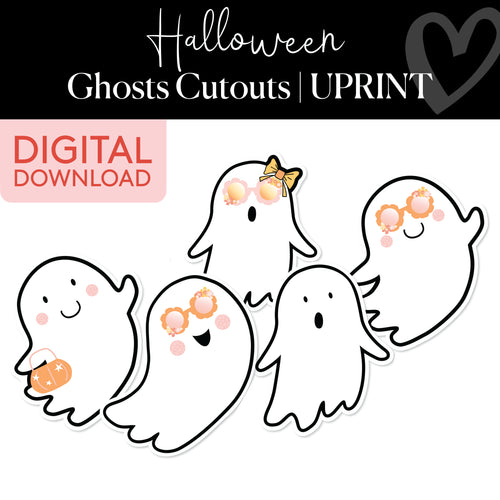 Halloween Ghost cutouts 