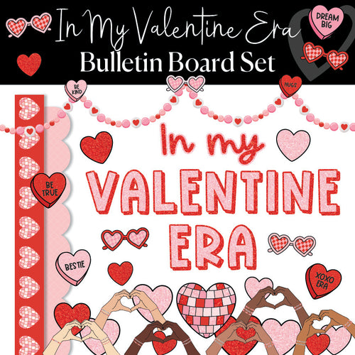 In My Valentines Era Bulletin Board Set and Door Decor by UPRINT