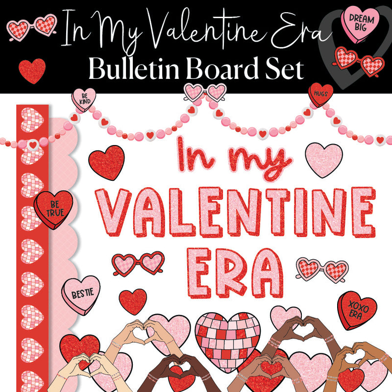 In My Valentines Era Bulletin Board Set and Door Decor by UPRINT