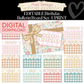 Load image into Gallery viewer, Printable Editable Birthday Bulletin Board Set | Miss Honey's Cottage Classroom

