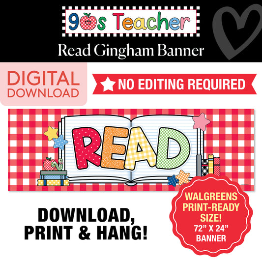 Read Walgreens Ready Kraft Style Banner | 90s Teacher