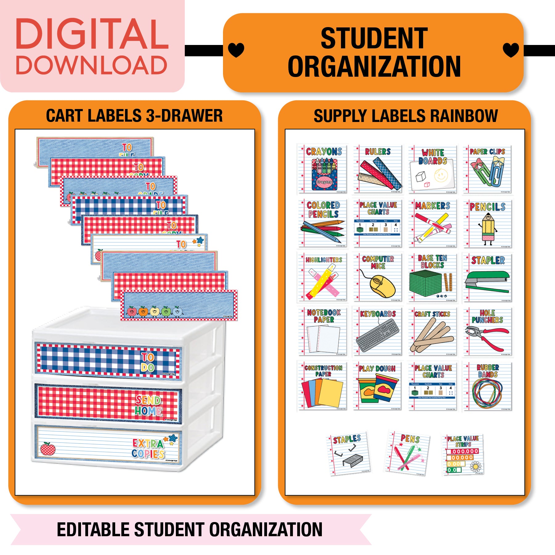 Printable Ultimate Classroom Management and Organization Bundle | 90s Teacher