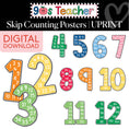Load image into Gallery viewer, Printable Retro Skip Counting Posters | 90s Teacher
