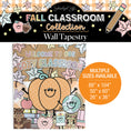 Load image into Gallery viewer, Welcome To Our Cozy Classroom Fall Pastel Seasonal Wall Tapestry | A Year In Pastel
