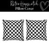 Retro Hopscotch Pillow Cover