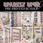 Sparkly Spur | Pre-Printed Classroom Decor Bundle | Decor To Your Door | Schoolgirl Style