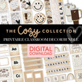 Load image into Gallery viewer, The Cozy Collection Full Printable Classroom Decor Bundle
