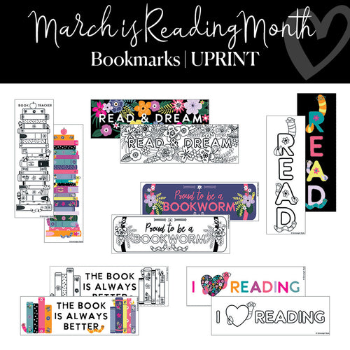Reading Booksmark Reading Month Pop-up by UPRINT