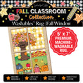 Load image into Gallery viewer, 90s Teacher Fall Window Classroom Mat by Schoolgirl Style
