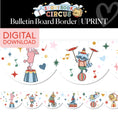 Load image into Gallery viewer, Printable Vintage Once Upon A Circus Border | Storybook Circus
