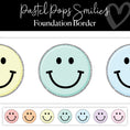 Load image into Gallery viewer, Pastel Pops Smilies Bulletin Board Border
