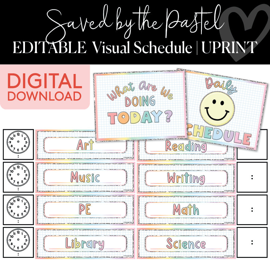 Classroom Daily Schedule | Saved By The Pastel | Printable Classroom D – Schoolgirl Style classroom-daily-schedule-saved-by-the-pastel-printable-classroom-d-schoolgirl-style