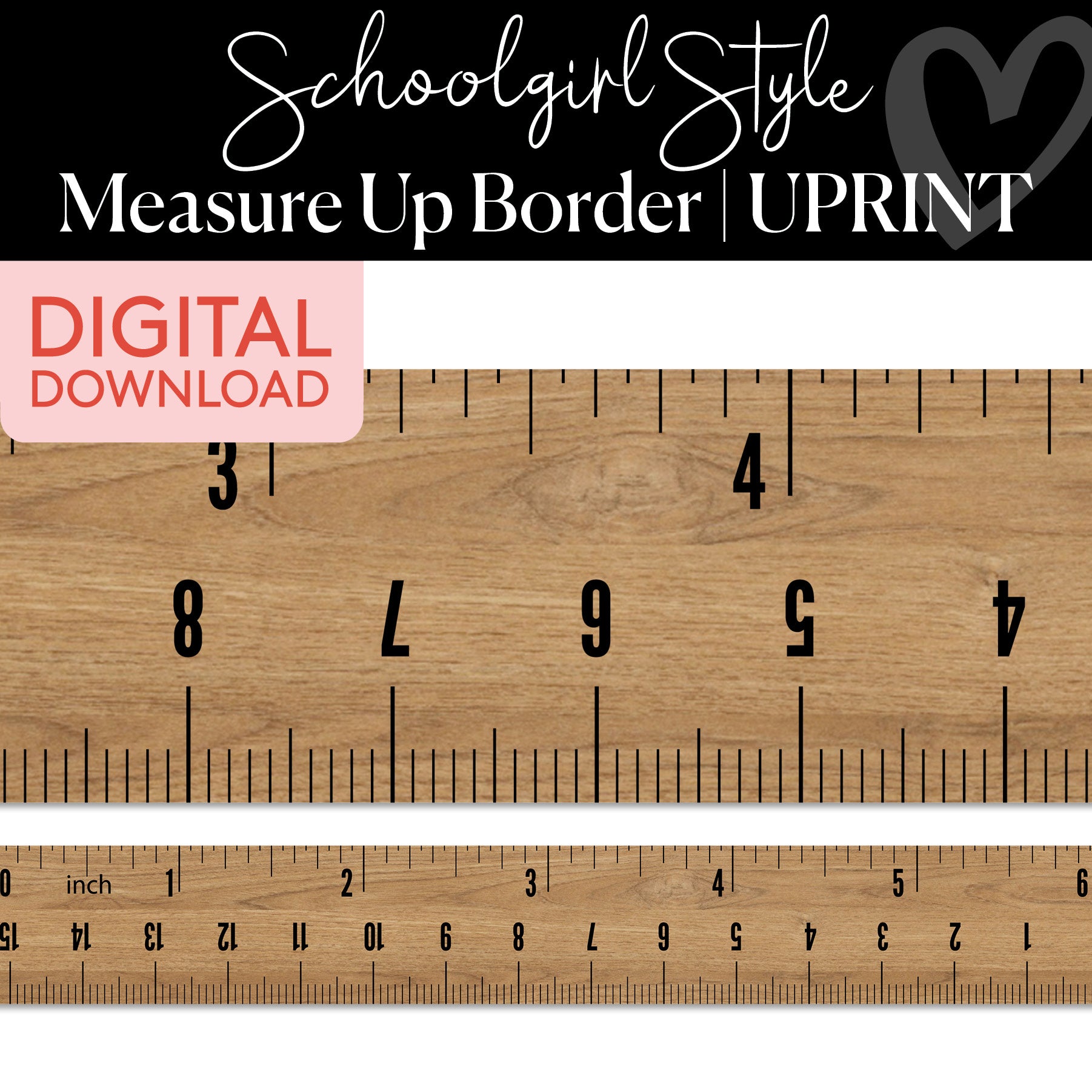 Printable Cozy Measure Up Border | Stars Hollow Schoolhouse