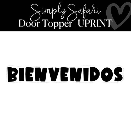Bievendios Door Topper Simply Safari by UPRINT