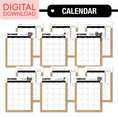 Load image into Gallery viewer, Printable Black and White Teacher Planner | Simply Sweet
