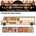 Load image into Gallery viewer, Printable Thanksgiving November Whiteboard Management System | 90s Teacher
