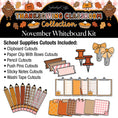 Load image into Gallery viewer, Printable Thanksgiving November Whiteboard Management System | 90s Teacher
