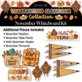 Load image into Gallery viewer, Printable Thanksgiving November Whiteboard Management System | 90s Teacher
