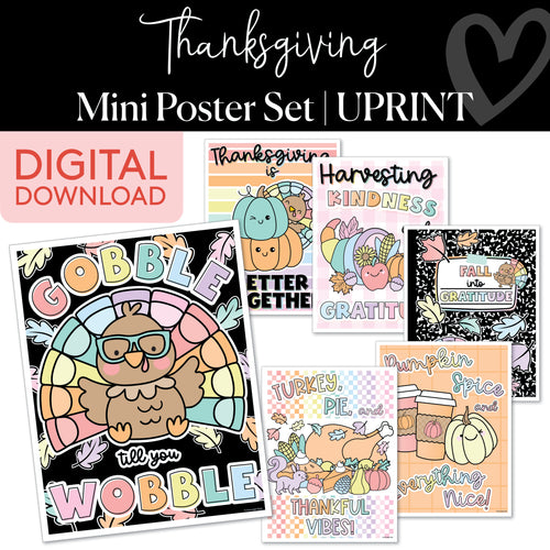 Thanksgiving mini classroom posters