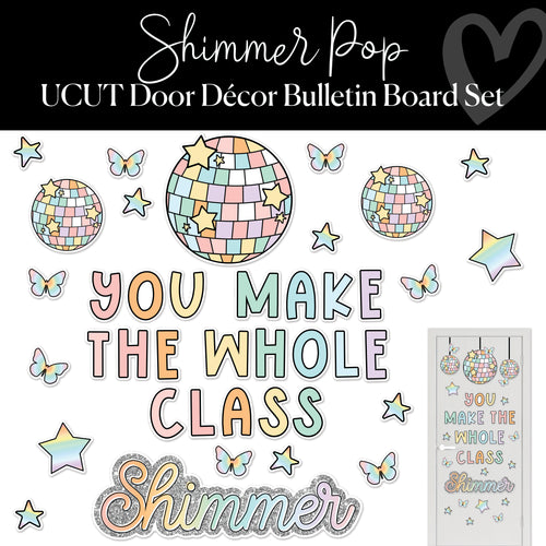 Shimmer Pop UCUT Door Decor Bulletin Board Set