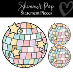 Shimmer Pop Disco Ball Statement Piece