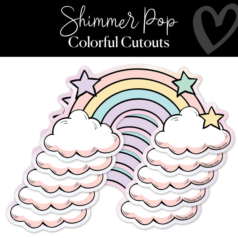 Rainbows | Classroom Cut Outs | Shimmer Pop | Schoolgirl Style