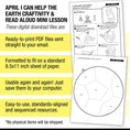 Load image into Gallery viewer, Printable April I Can Help the Earth Craftivity and Read Aloud Mini Lesson
