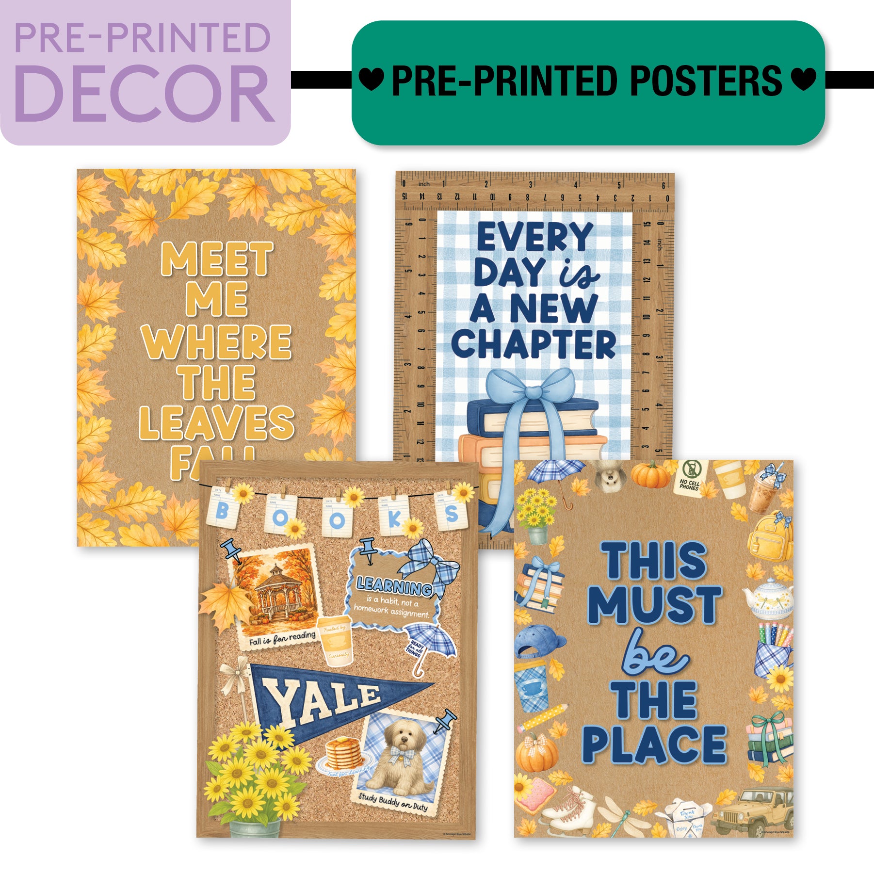 No Prep No Cut Classroom Decor Bundle | Stars Hollow Schoolhouse