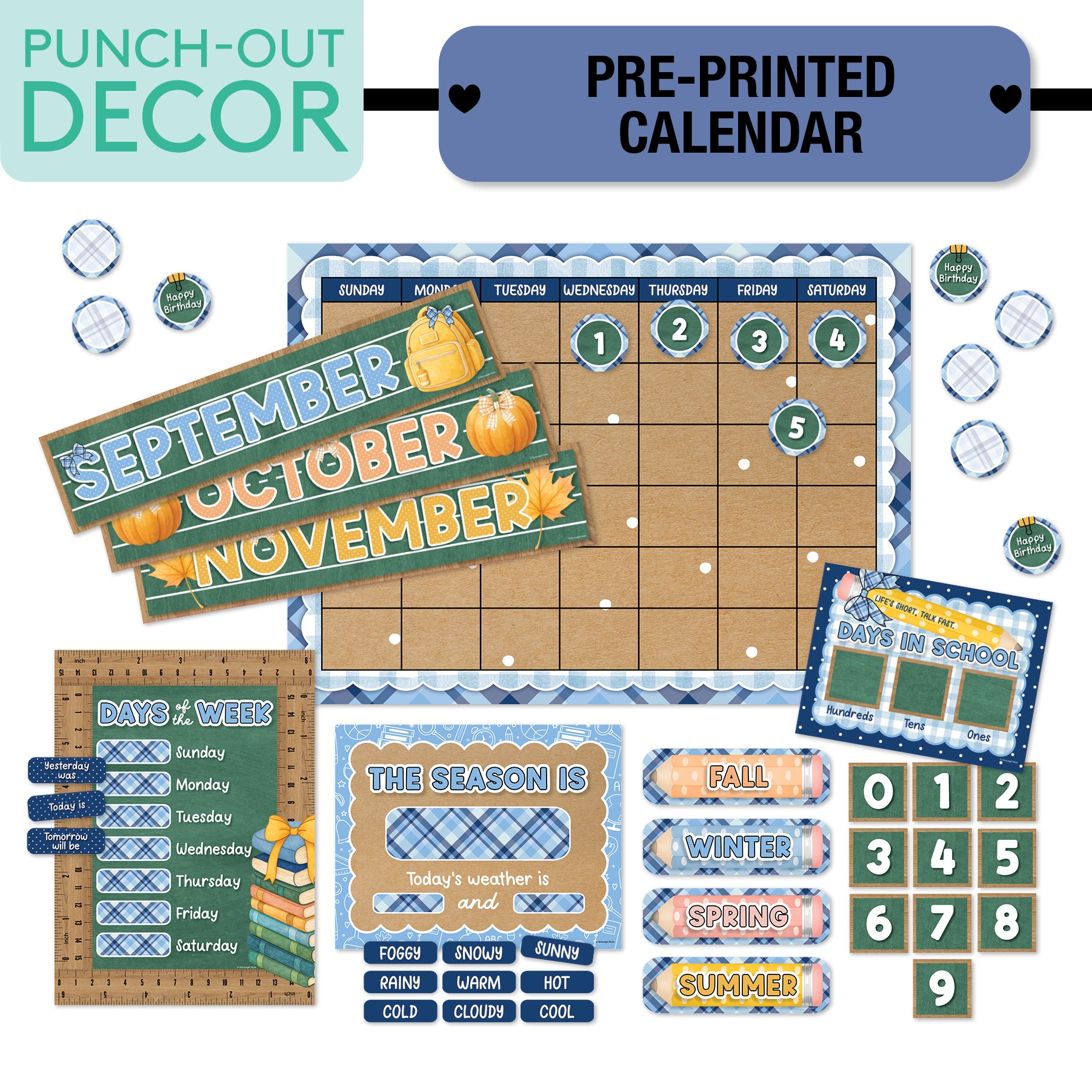 No Prep No Cut Classroom Decor Bundle | Stars Hollow Schoolhouse