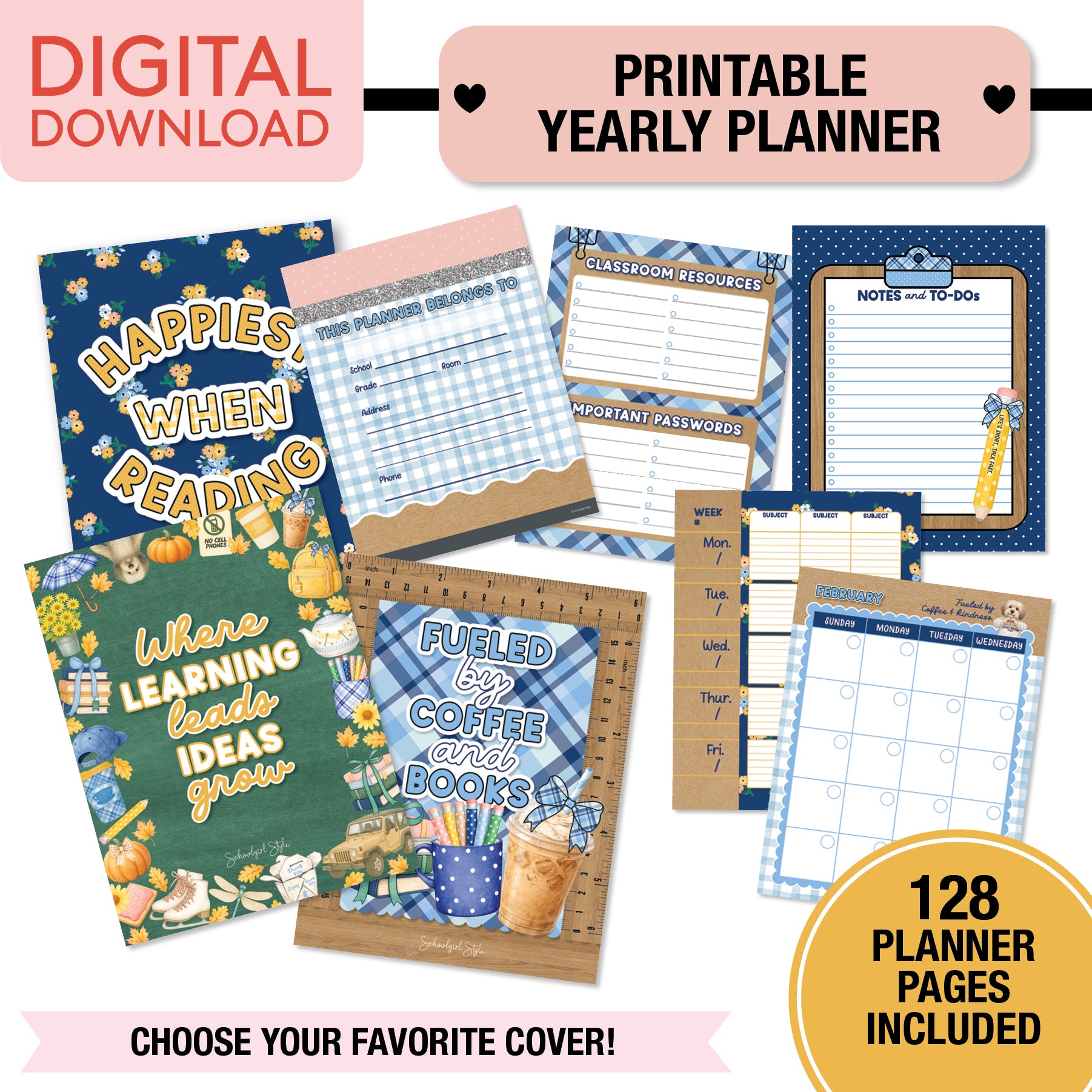 No Prep No Cut Classroom Decor Bundle | Stars Hollow Schoolhouse