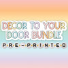 Sugar Pop | Pre-Printed Classroom Decor Bundle | Decor To Your Door | Schoolgirl Style