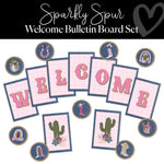 Welcome | Bulletin Board Set | Sparkly Spur | Schoolgirl Style