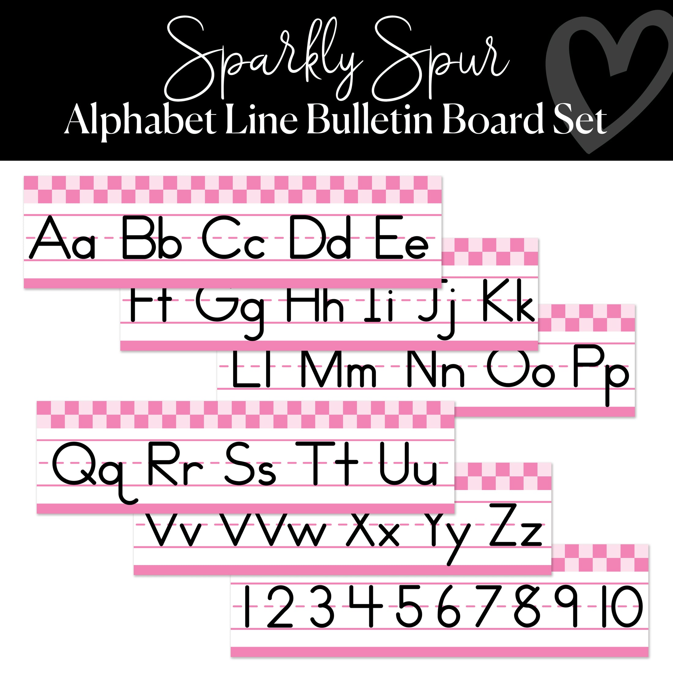 Sparkly Spur Ultimate Pre-Printed and Printable Classroom Decor Bundle