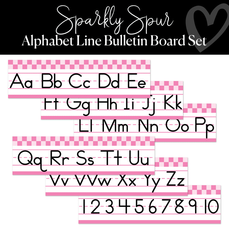 Alphabet Line | Sparkly Spur | Schoolgirl Style