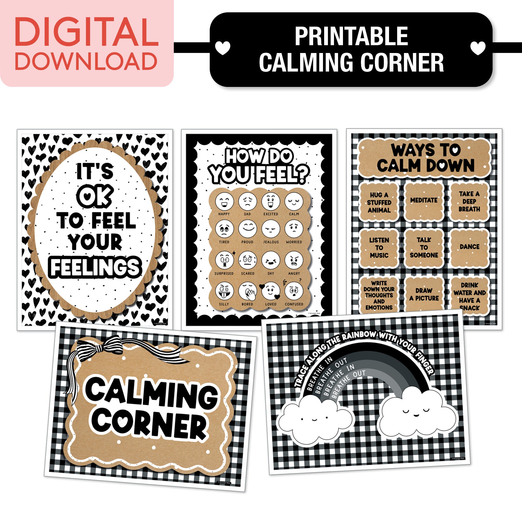 No Prep No Cut Classroom Decor Bundle | Simply Sweet