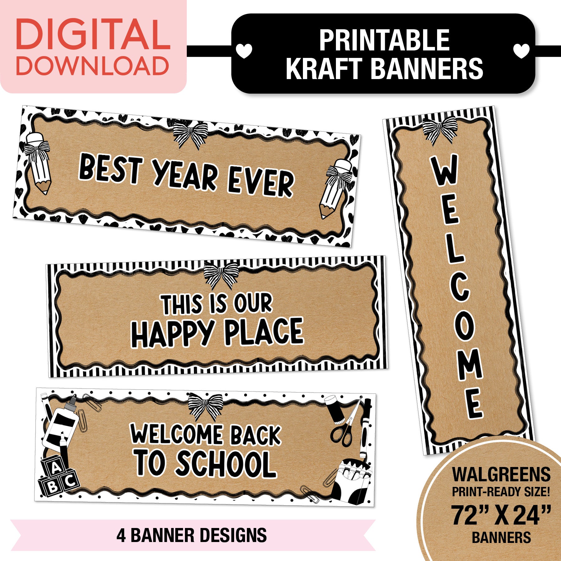 No Prep No Cut Classroom Decor Bundle | Simply Sweet