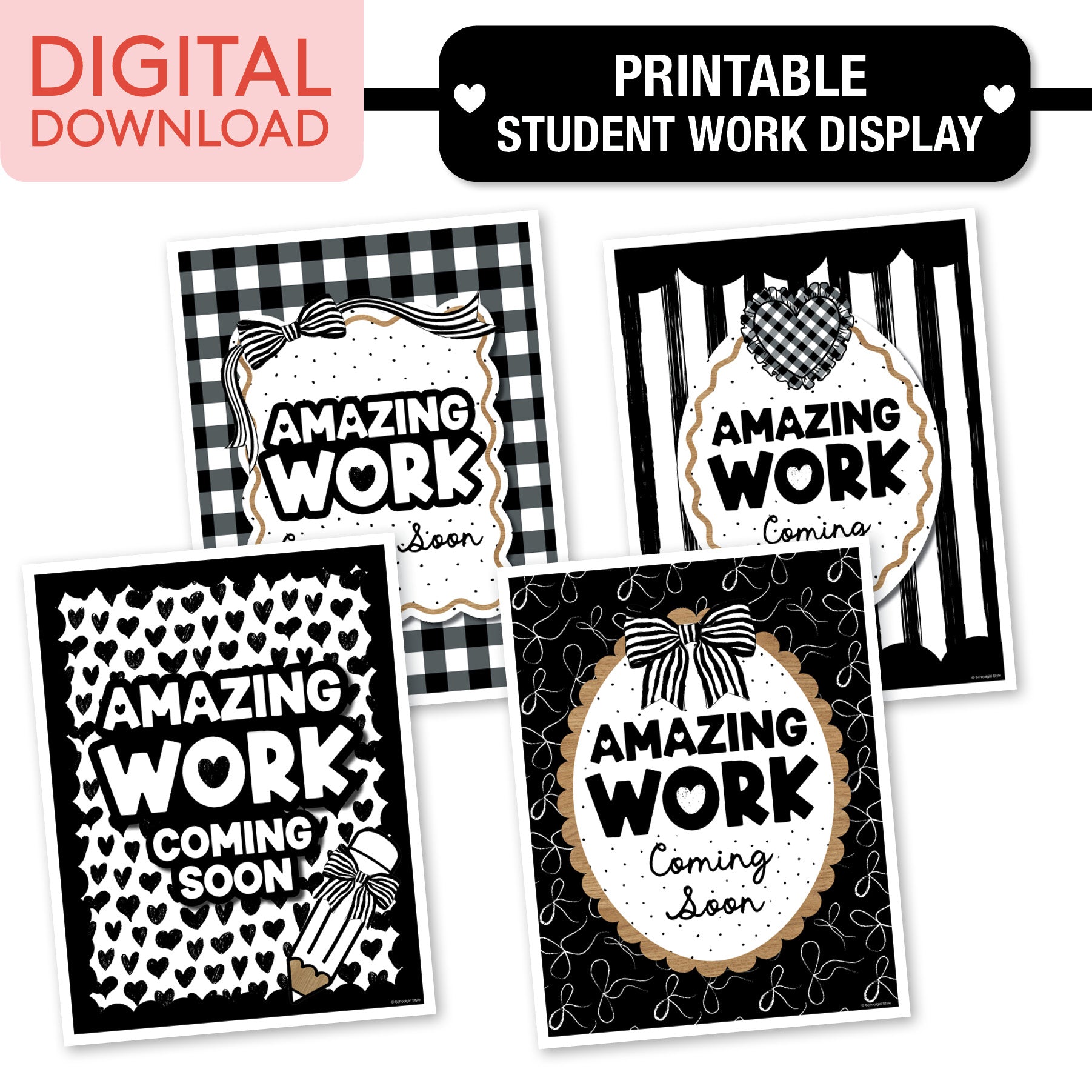 No Prep No Cut Classroom Decor Bundle | Simply Sweet