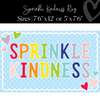 Sprinkle Kindness Checkerboard Rug by Flagship