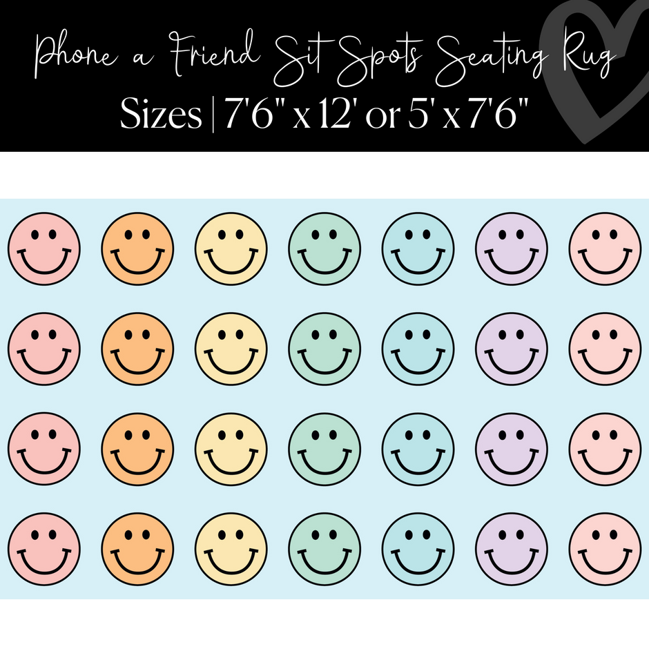Smiley Face Classroom Rugs | Schoolgirl Style