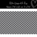 Load image into Gallery viewer, Black and White Checkerboard Rug Classroom Rug by Flagship
