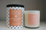 Non Toxic Candle | Morning Sunbeams | Orange and Vanilla Scented Candle | Schoolgirl Style