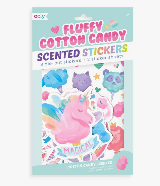 Fluffy Cotton Candy - Scented Stickers